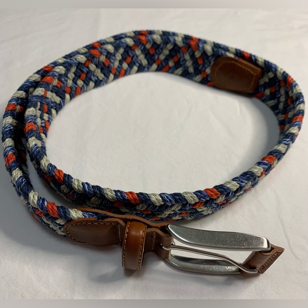 Peter Millar Cotton Melange Braided Belt